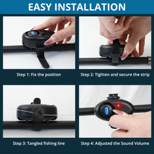 Load image into Gallery viewer, Coolnice 6 Pack Upgraded Fishing Bite Alarm with 10 Bonus Batteries
