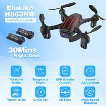 Load image into Gallery viewer, Drones for Kids 8-12, Drone with Camera 1080P for Kids Adults, FPV Drone with 2 Batteries
