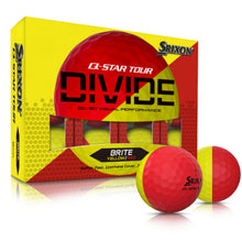 Load image into Gallery viewer, Srixon Q-Star Tour Divide Golf Balls, Red/Yellow
