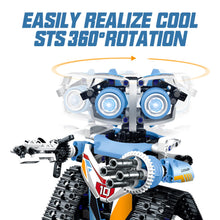 Load image into Gallery viewer, Robot Toys for Kids Ages 8-14, Remote &amp; App-Controlled 3 in 1 STEM Robotics Set for Kids, Creative Birthday (695 Pieces)
