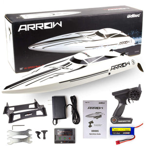 25" RC Brushless 30 MPH High Speed Boat Large Racing Remote Control Boat for Adults Kids