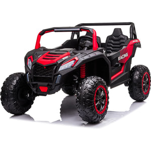 XXXL 24V Ride On Toys for Big Kids UTV Large 2 Seater Ride On Car for Kids 4WD Ride On Truck with Remote Control, Off-Road, Red