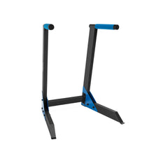 Load image into Gallery viewer, Fuel Pureformance Deluxe Bodyweight Training Dip Station Black/Blue - Deluxe Dip Station
