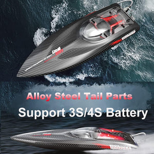 25inch UDI022 Large Remote Control Boat for Adults Boys Experts Alloy Tail Kits RC Brushless Watercraft 50km/h 31mph