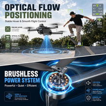 Load image into Gallery viewer, Holy Stone HS175D GPS Drone with 4K Camera for Adults, Under 249g, Foldable RC Quadcopter with Auto Return, 46 Mins Long Flight, Follow Me, Brushless Motor, Circle Fly, Waypoint Fly, Altitude Hold
