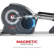 Load image into Gallery viewer, Sunny Health &amp; Fitness Smart Elliptical Exercise Machine for Home - Gray
