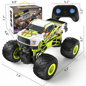 Remote Control Car, 20KM/H Monster Truck Toys for Ages 5-7, 1:16 Scale All Terrain RC Cars for Boys & Girls Age 4-7
