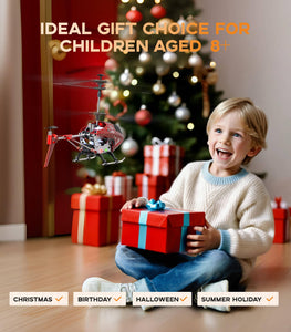 RC Helicopter for Kids and Beginners, Remote Control Helicopter with Altitude Hold, 2 Speed Modes, Whole Alloy Toy
