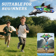Load image into Gallery viewer, 360° Flip Fighter Jet Toys, Stunt Roll, Airplane Toy Gifts for Kids Boys
