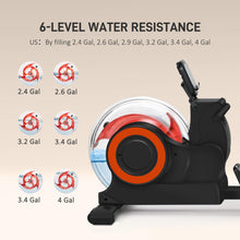 Load image into Gallery viewer, Soozier Water Rowing Machine for Home
