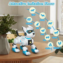 Load image into Gallery viewer, Smart Robots Dog Toy for Kids, Programmable Interactive RC Robotic Pets with Voice Control and Touch Sensory
