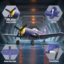 Load image into Gallery viewer, HAWK'S WORK 3 Channel RC Plane F4U Corsair, Remote Control Warbird Ready to Fly
