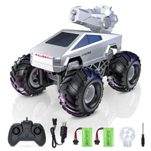 Load image into Gallery viewer, 1:16 Remote Control Car, 2.4GHz Shoot Water RC Cars, 4WD Amphibious RC Truck, All Terrain Off-Road Remote Control Monster Truck
