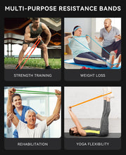 Load image into Gallery viewer, SUNPOW Pull Up Assistance Bands, Resistance Bands Set of 5 for Working Out, Pull Up Bands, Exercise Bands for Muscle Training, Stretching, Yoga, Physical Therapy for Men Women
