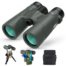 Load image into Gallery viewer, Gosky 10x42 Binoculars for Adults High Powered with Phone Adapter &amp; Tripod
