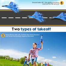 Load image into Gallery viewer, RC Plane, Remote Control Airplane- 2CH 2.4Ghz Remote Control Wireless Airplane Toy with Lights, Foam RC Fighter Plane Jet
