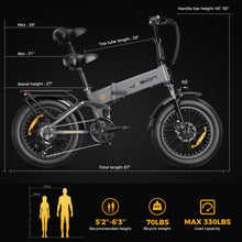 Load image into Gallery viewer, Electric Bike for Adults,1400W Peak Motor 30MPH Max Speed 48V 13AH Removable Battery, Full Suspension System Design
