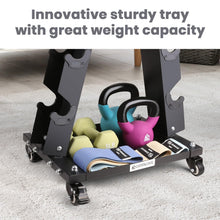 Load image into Gallery viewer, LIONSCOOL Premium Solid Steel Dumbbell Rack Stand Only,  (Medium, 300 LBS)
