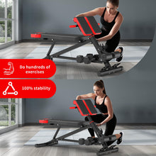 Load image into Gallery viewer, K KiNGKANG Adjustable Weight Bench,Roman Chair Load 500 LBS Workout Bench for Home Gym Workout Fitness Equipment Adjusts to Decline or Flat Bench
