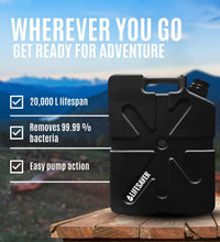 Load image into Gallery viewer, Lifesaver Jerrycan Water Purifier - Military Spec, Heavy Duty Water Purifier for Overlanding, Camping, Hiking, Emergency Preparedness and Survival Kit (Army Green) (Black)

