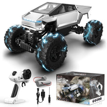 Load image into Gallery viewer, 1/14 Scale 4WD RC Monster Truck, 2.4GHz Remote Control Car with LED Lights, All-Terrain Off-Road Toy
