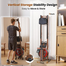 Load image into Gallery viewer, Water Rowing Machine for Home Use - Wooden
