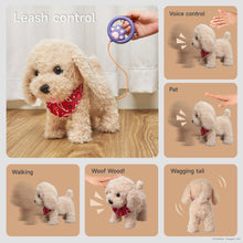 Load image into Gallery viewer, Remote Control Electronic Plush Puppy Dog Toy, Fun Interactive Toys, Walks, Barks, Shake Tail, Dress Up Realistic
