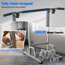 Load image into Gallery viewer, RELIFE REBUILD YOUR LIFE Power Tower Pull Up Bar Station Workout Dip Station for Home Gym
