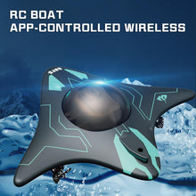 Load image into Gallery viewer, WiFi RC Boat with Camera - 6 CH Waterproof Remote Control Boat for Pools &amp; Lakes, Wireless App Control for iOS &amp; Android

