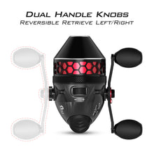 Load image into Gallery viewer, KastKing Brutus Spincast Fishing Reel, Reversible Handle, Easy Push-Button
