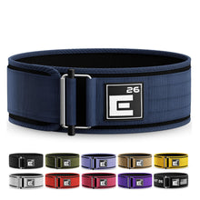 Load image into Gallery viewer, Self-Locking Weight Lifting Belt - (X-Large, Midnight Blue)
