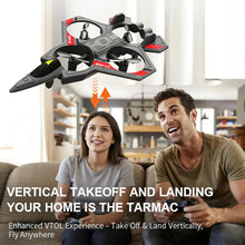Load image into Gallery viewer, RGIMF RC Planes with Light, Remote Control Airplanes, RC Airplane Fighter Jet (White - Plastic)
