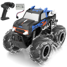Load image into Gallery viewer, RC Monster Truck 1:16, Electric RC Car RC Monster Car 4WD Rock Crawler Scale Remote Control Truck Toy Cars (Blue)
