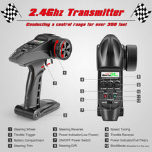 Load image into Gallery viewer, 1/18 Scale Brushless Fast RC Cars 18859A, 4WD Off-Road Remote Control Trucks 48 KM/H Speed for Adults and Kids Boys
