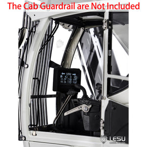 1/14 LESU RC Hydraulic Excavator Metal Unpainted Unassembled for LR945 3-Arm RC Digger Model KIT Motor