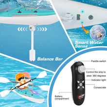 Load image into Gallery viewer, Remote Control Boat for Kids 6-12: Rc Speedboat Toy with Led Lights - Smart Water Sensor Auto On/Off, Dual Modes 2.4ghz Remote Boat，Blue
