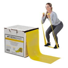 Load image into Gallery viewer, THERABAND Resistance Band 25 Yard Roll, Thin Yellow Non-Latex Professional Elastic Bands
