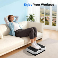 Load image into Gallery viewer, Trekora Vibration Plate Exercise Machine, Vibrating Fitness Platform for Lymphatic Drainage, Full Body Shaker Workout Equipment, Vibrate Fitness Platform for Home Women Men Exercise Gym (White)
