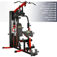 Load image into Gallery viewer, Fitvids Multifunctional Home Gym Equipment with 122.5 lbs Weight Stack
