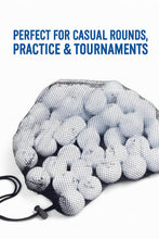 Load image into Gallery viewer, Clean Green Golf Balls 48-Count Recycled Callaway Brand Mix | Used Golf Balls in Bulk | Good Condition | Includes Mesh Carrying Bag - As Seen on Shark Tank
