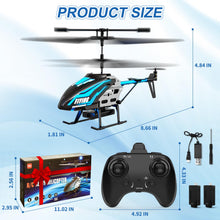 Load image into Gallery viewer, VZO RC Helicopter for Kids Adults Beginners, Remote Control Helicopter
