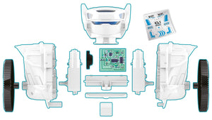 Watch Bot - Make Your Own Robot Toy, Robotics Kit with Remote Control Toys for Kids, Robot Building Kit + 35 Pieces