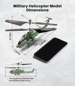 Remote Control Helicopter, Military RC Helicopters with Cool Appearance Design, Upgraded Protection Function, Altitude Hold