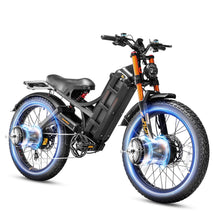 Load image into Gallery viewer, 2025 eAhora Romeo Pro 2 4000W 46MPH Dual Motor Electric Bike for Adults,70AH 200+ Miles Long Range Ebike,26&quot; Fat Tire
