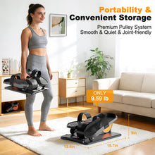 Load image into Gallery viewer, Under Desk Elliptical Machine,Electric Leg Exerciser as Seen on Tv for Seniors Adults,Portable Quiet Elliptical Exercise Machine While Sitting with 12 Adjustable Speed Auto&amp;HR Mode for Home Office
