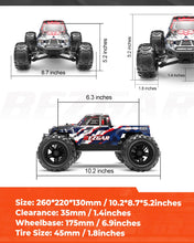 Load image into Gallery viewer, Hobby Grade 1:16 Scale Remote Control Truck, 4WD High Speed 40+ Kmh All Terrains Electric Toy Off Road RC Vehicle Car Crawler
