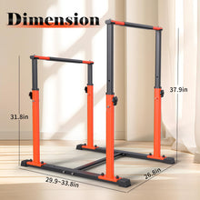 Load image into Gallery viewer, Dip Bar Station Functional Fitness Workout Dip bar - Orange
