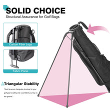 Load image into Gallery viewer, GREEN ACTION Lightweight Golf Stand Bag for Men Small Golf Clubs Bag with Strap &amp; Stand Pitch and Putt Golf Club Bags Holds 5-6 Clubs Easy to Carry for Driving Range, Par 3, Standard Courses
