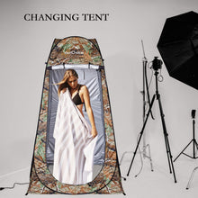 Load image into Gallery viewer, Your Choice Pop-Up Shower Tent, 47.2W"x74.8"H Changing Tent - Camo Green
