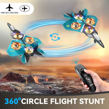 Load image into Gallery viewer, Remote Control Airplanes RC Planes for Kids Adults 4-7 8-16, RC Airplane Fighter Jet with Light, 360° Flip Fighter Jet Toy
